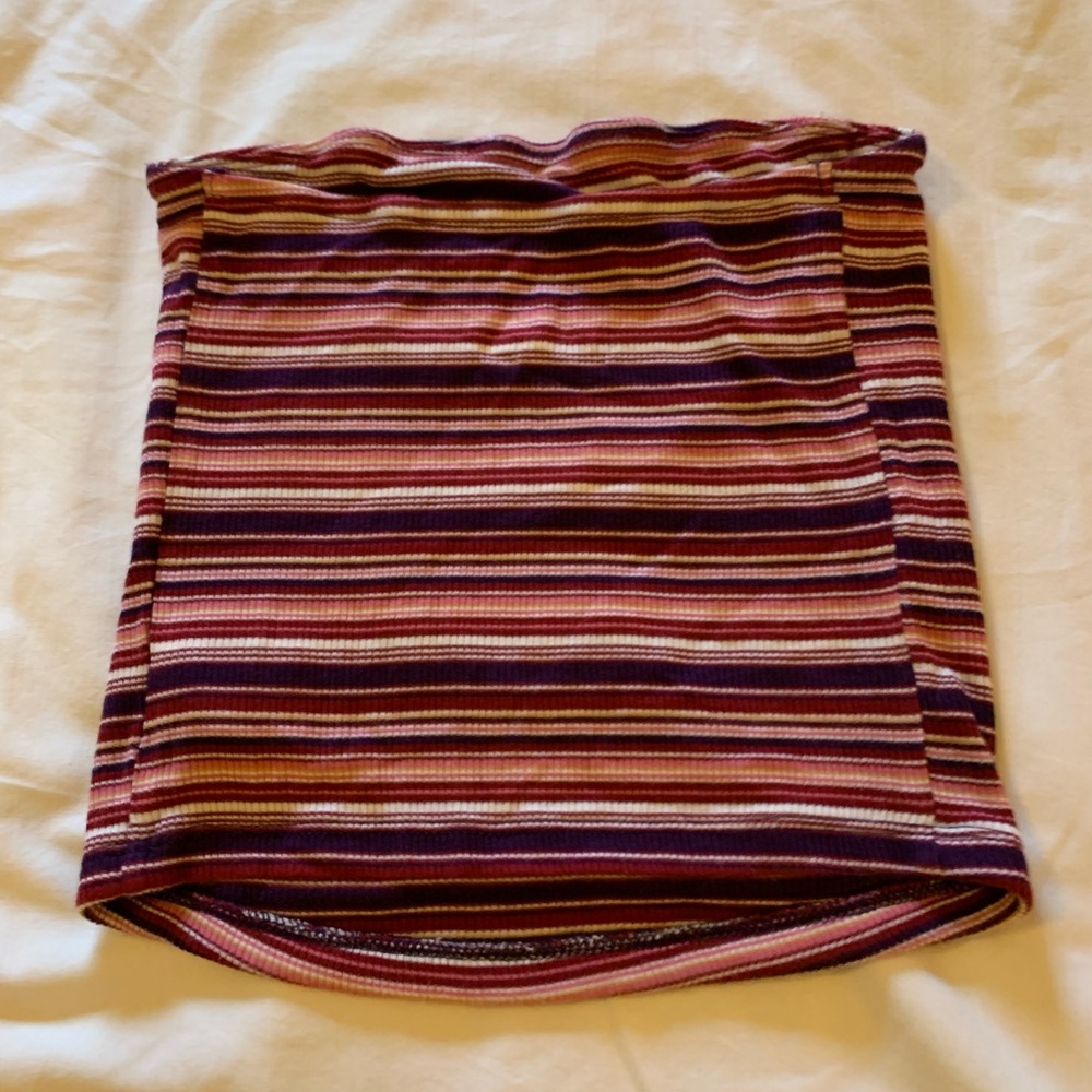 Multi color Bandeau/tube top.